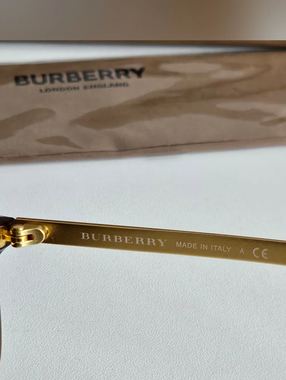 Burberry Brown & Honey Gold Gradient Sunglasses - Picture 6 of 10